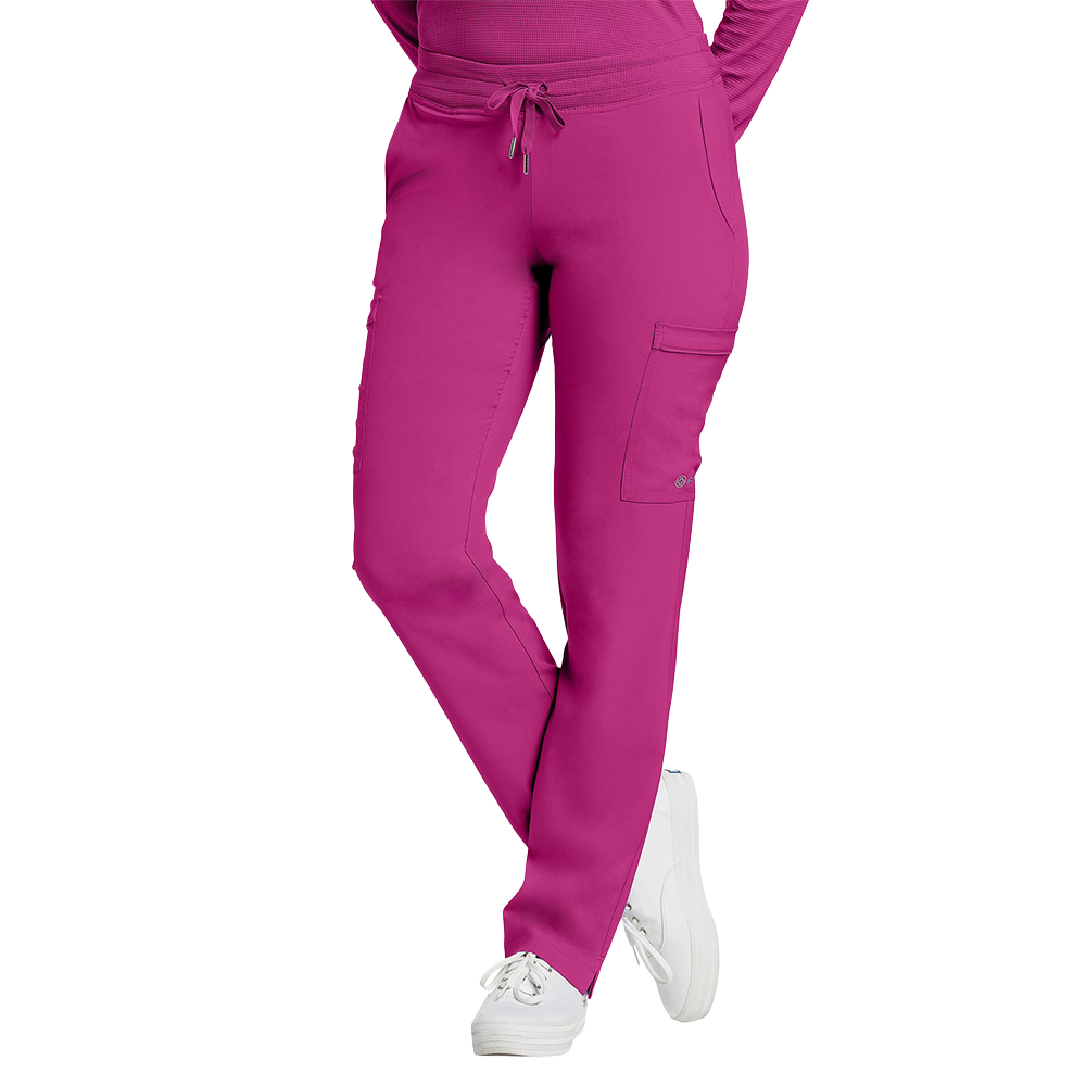 PANTALON FIT 373 FUCSIA WHITE CROSS - Imagen 2