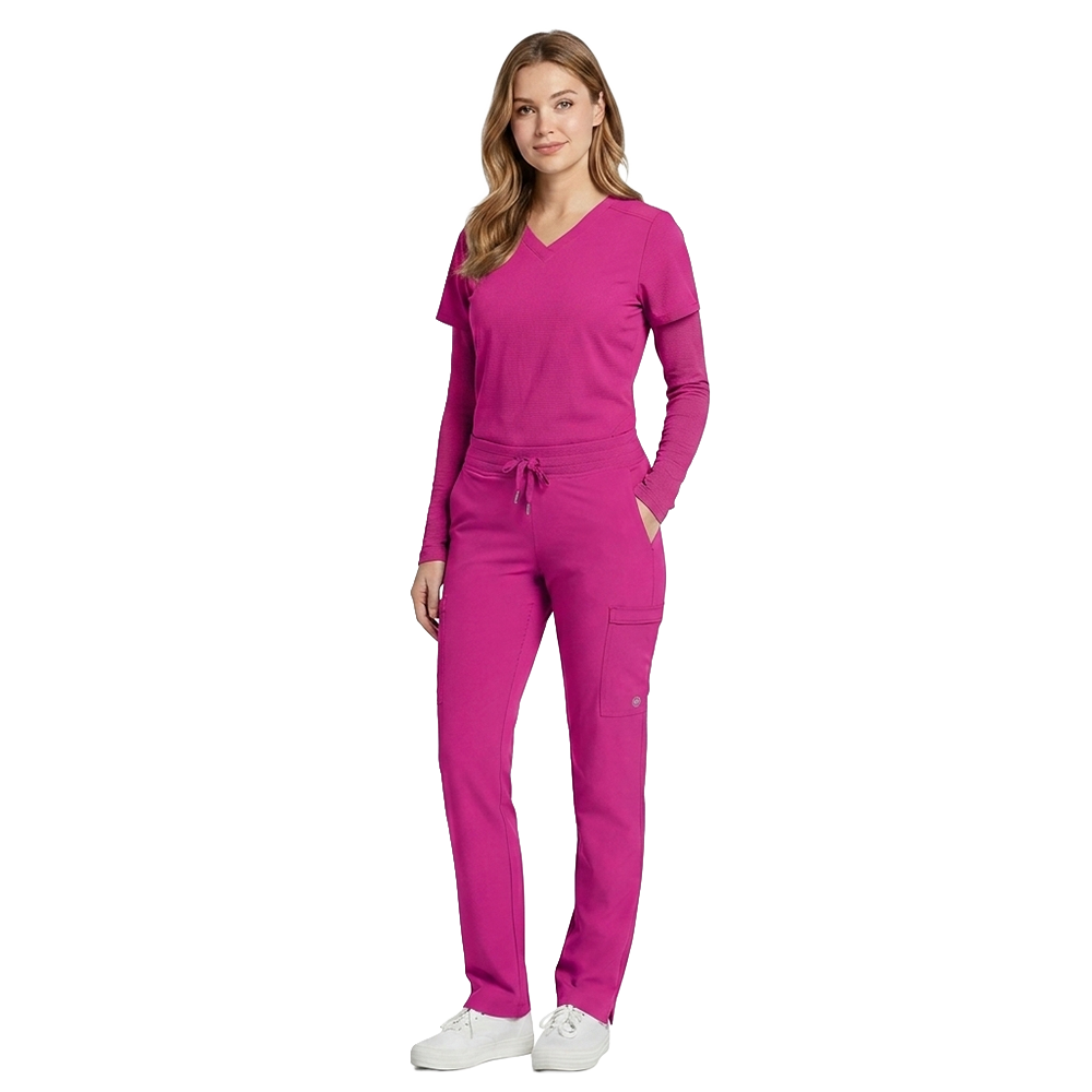 PANTALON FIT 373 FUCSIA WHITE CROSS