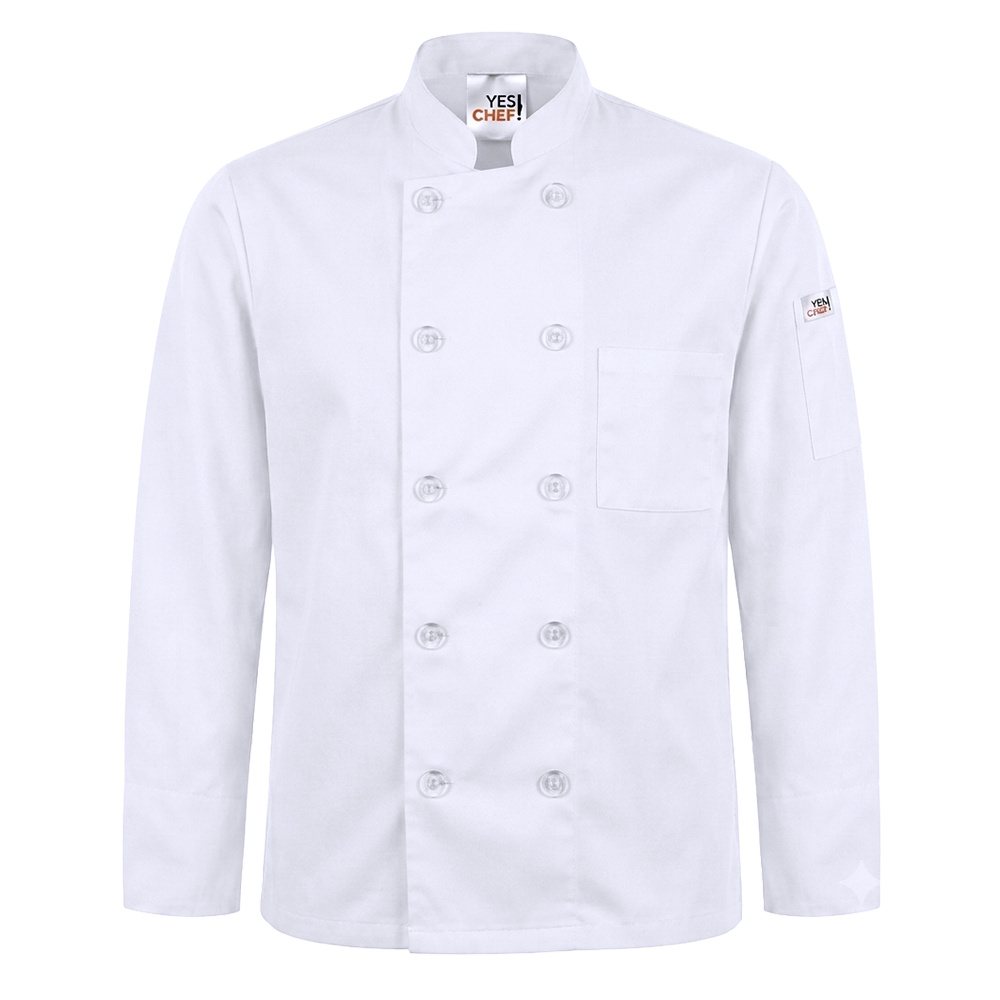 CHAQUETA LM DOBLE BOTON BLANCA