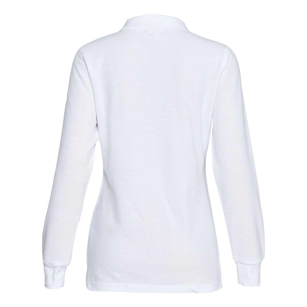 POLERA PIQUÉ ML MUJER BLANCA - Imagen 4
