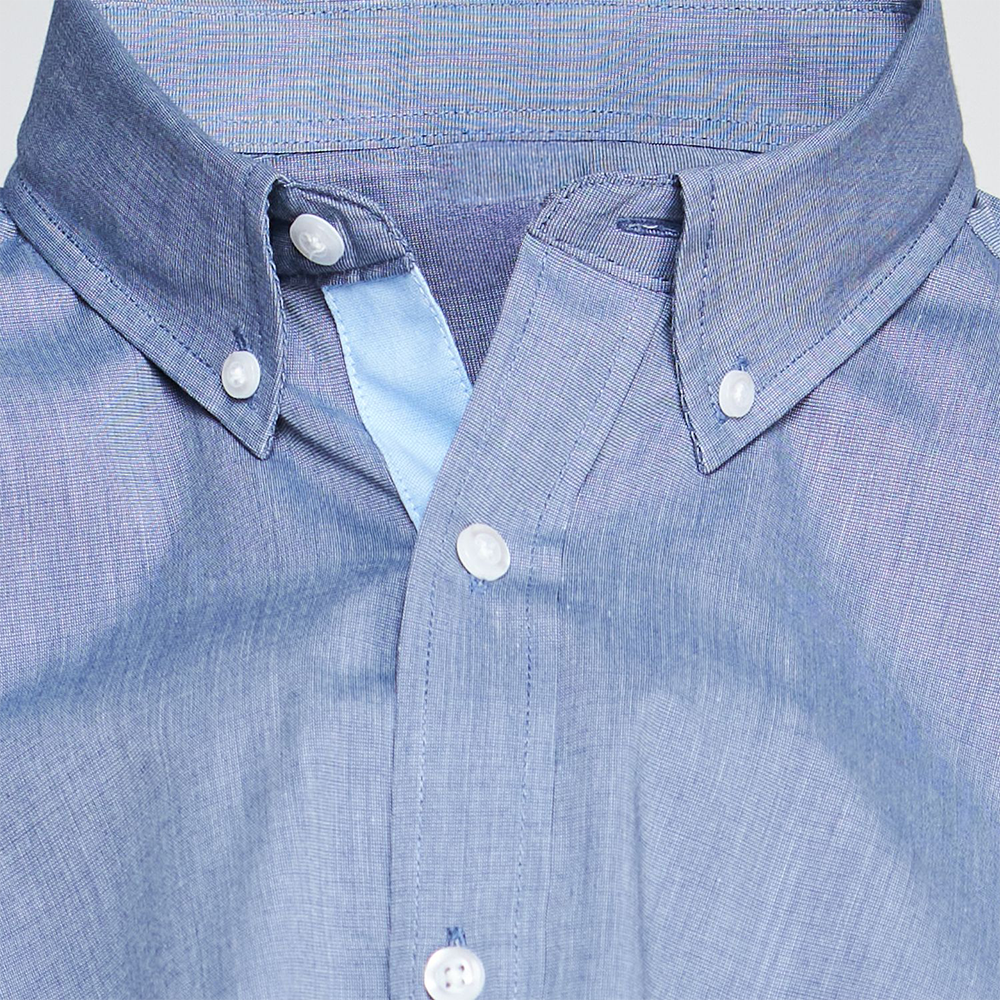 CAMISA FIL A FIL AZUL M/L - Imagen 6