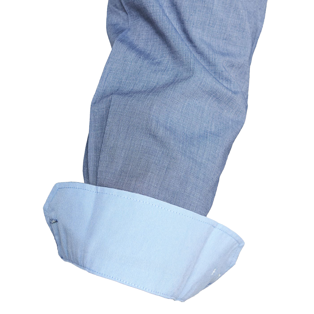CAMISA FIL A FIL AZUL M/L - Imagen 5