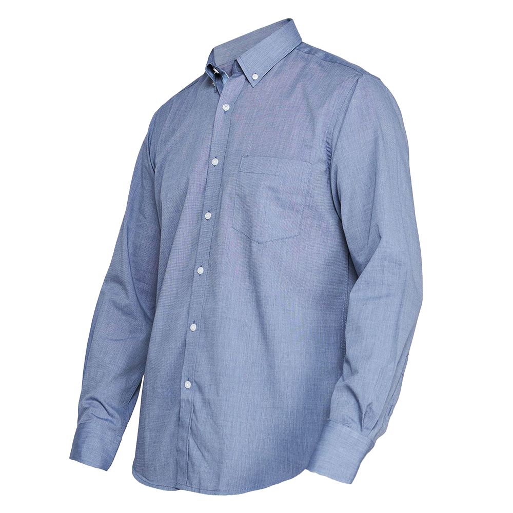 CAMISA FIL A FIL AZUL M/L - Imagen 4