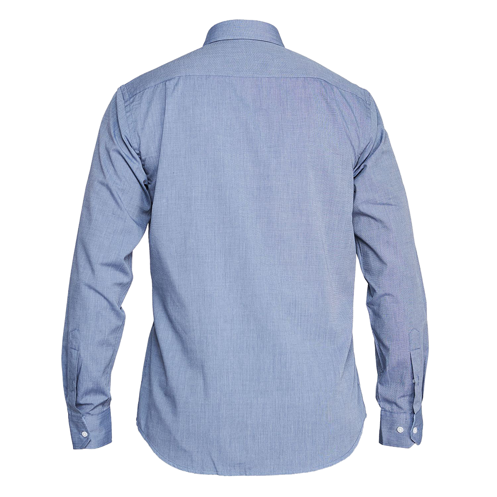 CAMISA FIL A FIL AZUL M/L - Imagen 3