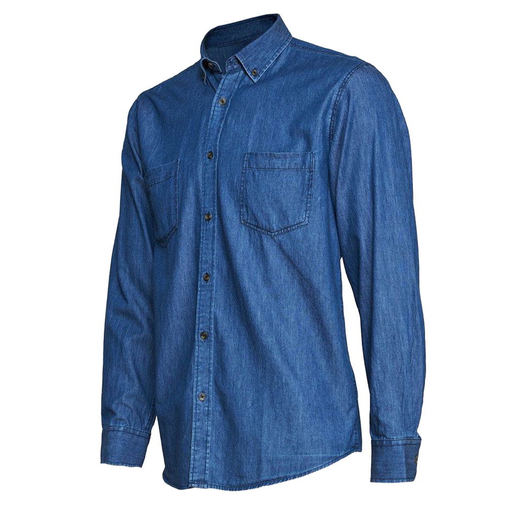 CAMISA MEZCLILLA DENIM AZUL - Imagen 3