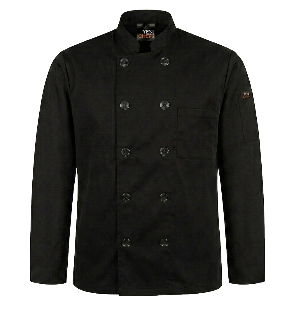 CHAQUETA DOBLE BOTON NEGRA